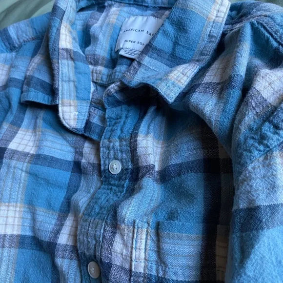 AMERICAN EAGLE 100% Cotton Flannel!! - Picture 3 of 5
